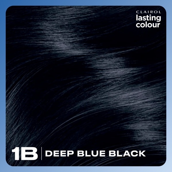 Clairol Lasting Colour Permanent Hair Dye - 1B Blue Black