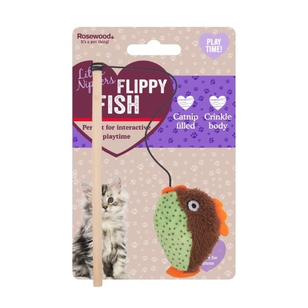 Rosewood Cat Toy Flippy Fish