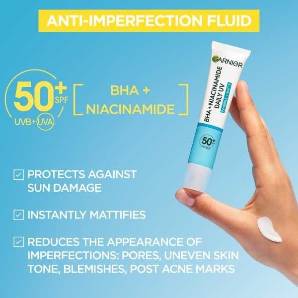 Garnier Bha Niacin Fluid Spf50 40ml