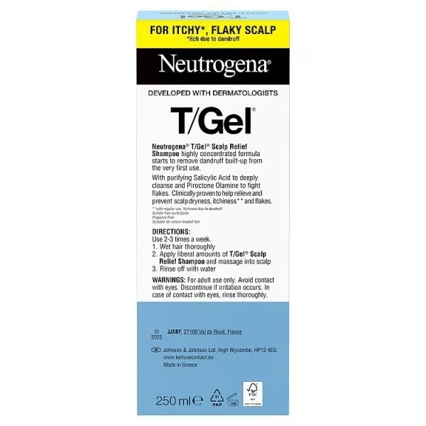 Neutrogena Tgel Anti-Dandruff Relief Shampoo 250ml