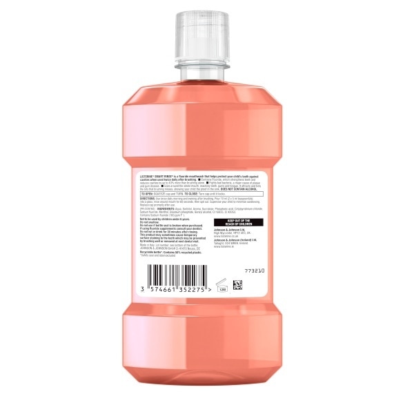 Listerine Smart Rinse Kids Mouthwash Berry 250ml