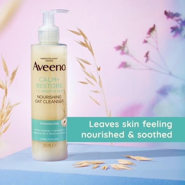 Aveeno Face Calm Restore Cleanser 200ml