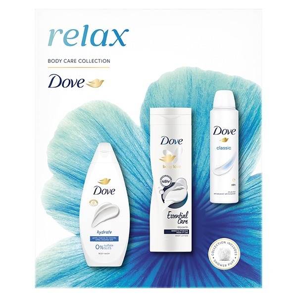 Dove Relax Trio Bodyspray Gift Set