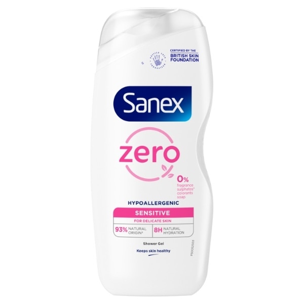 Sanex Zero Sensitive Shower Gel 225ml