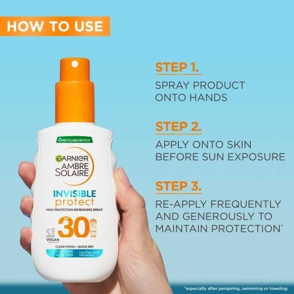 Ambre Solaire Invisible Protect Spf30 150ml