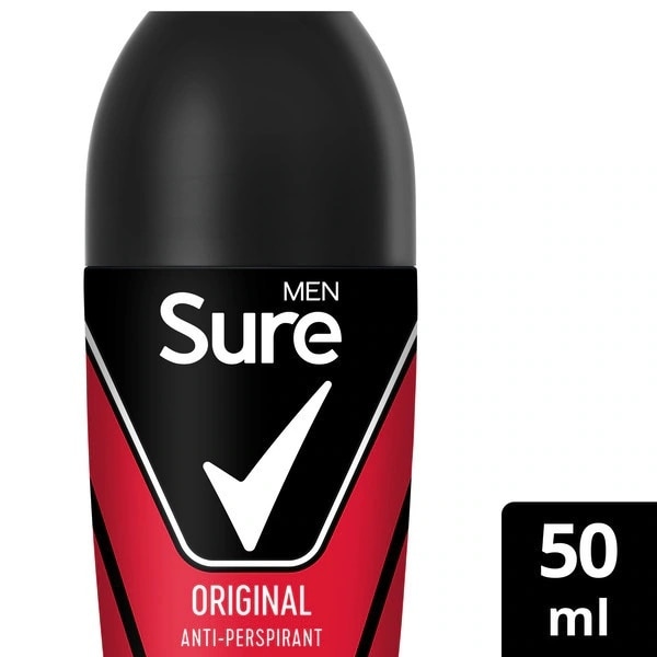 Sure For Men Roll On Original Essentials 50ml
