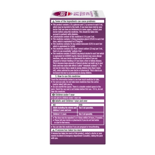 Benylin Dry Tickly Cough Syrup 125ml