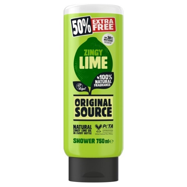 ORIGINAL SOURCE EXTRA FREE LIME 750ML
