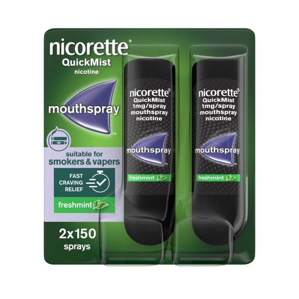 Nicorette Quickmist Mouth Spray Duo Pack
