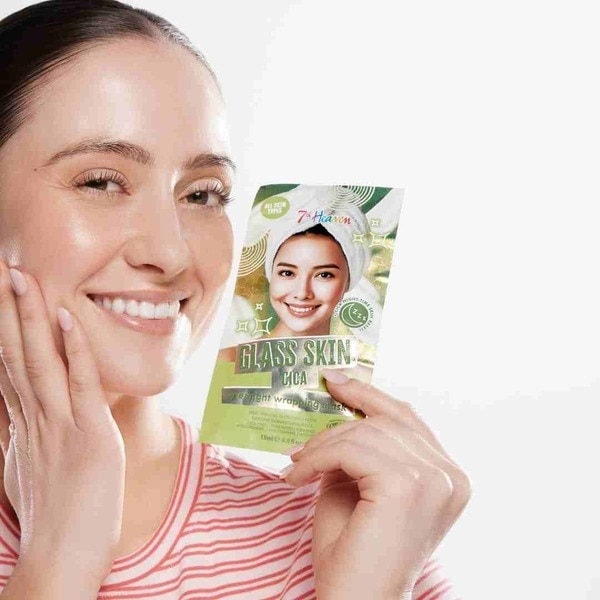 7th Heaven Glass Skin Cica Overnight Wrapping Mask