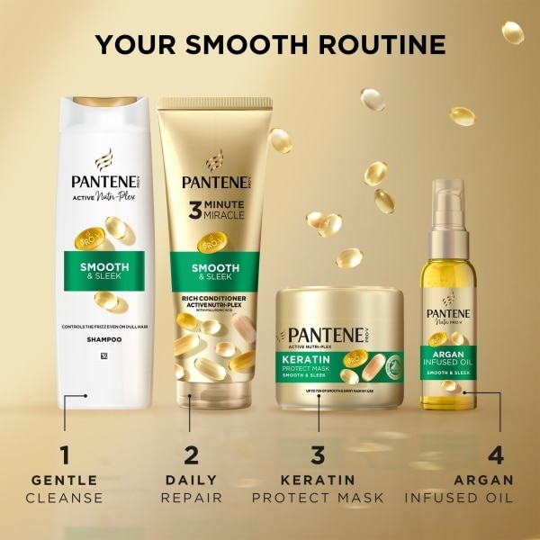 Pantene Smooth Sleek Pro-V Conditioner 220ml