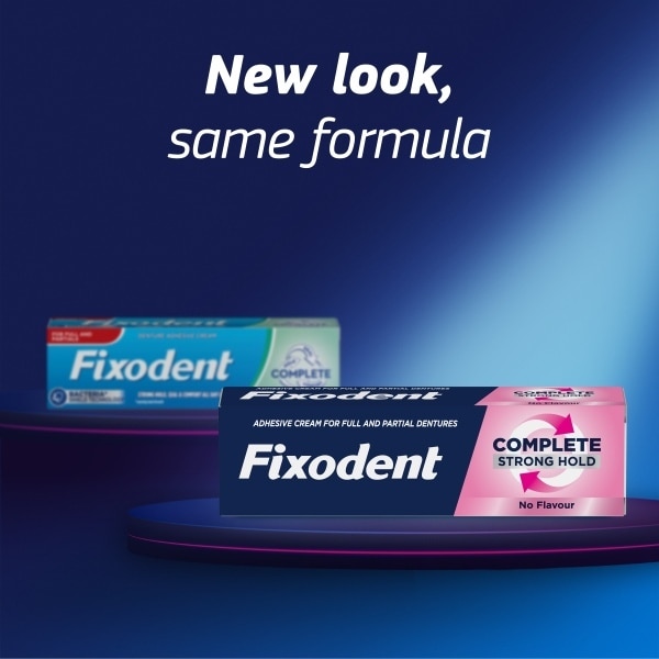 Fixodent Adhesive Flavour Free 47g