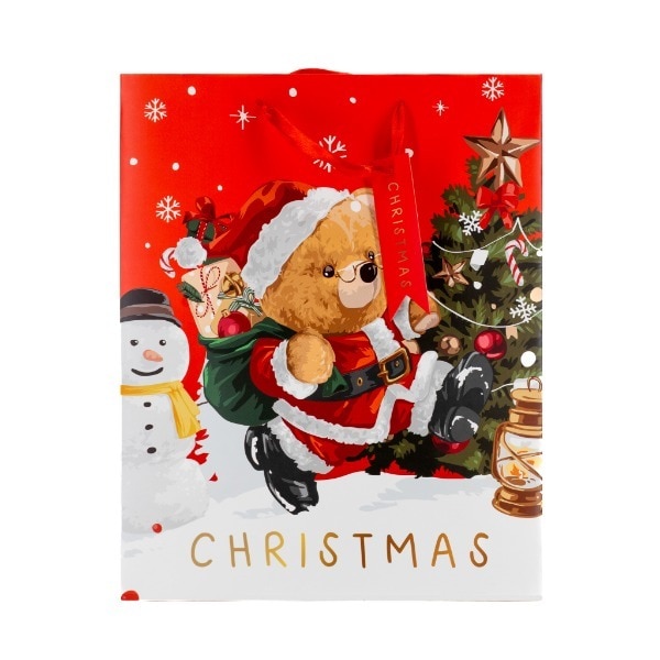 Large Bag- Teddy Santa