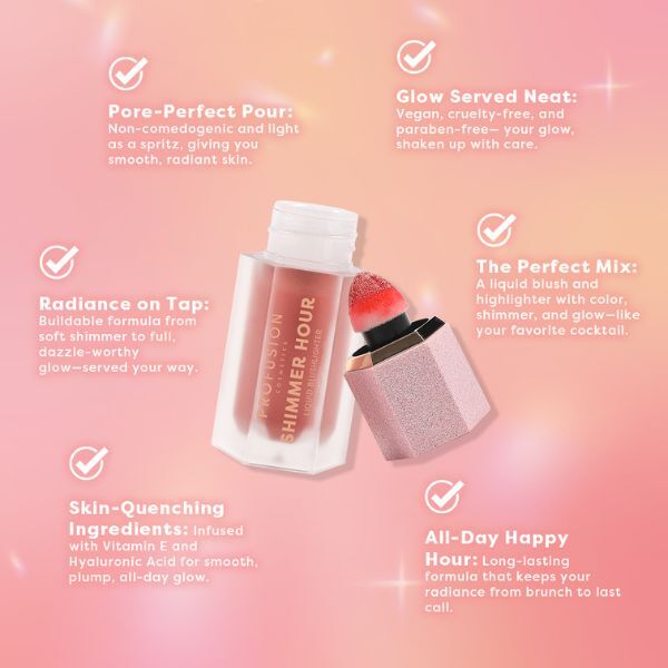 Profusion Shimmer Blush Hour Strawberry Mimosa