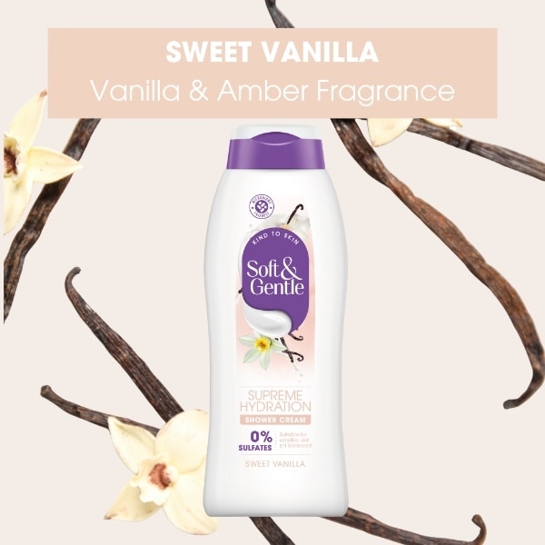 Soft & Gentle Sweet Vanilla Shower Cream 400Ml