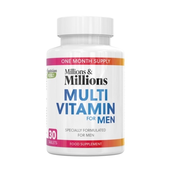 Millions & Millions - Men's Multi Vitamin & Minerals - 30 Tablets