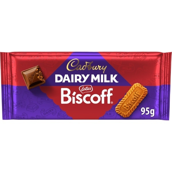 Cadbury Dairy Milk Biscoff Chocolate Bar 95 G