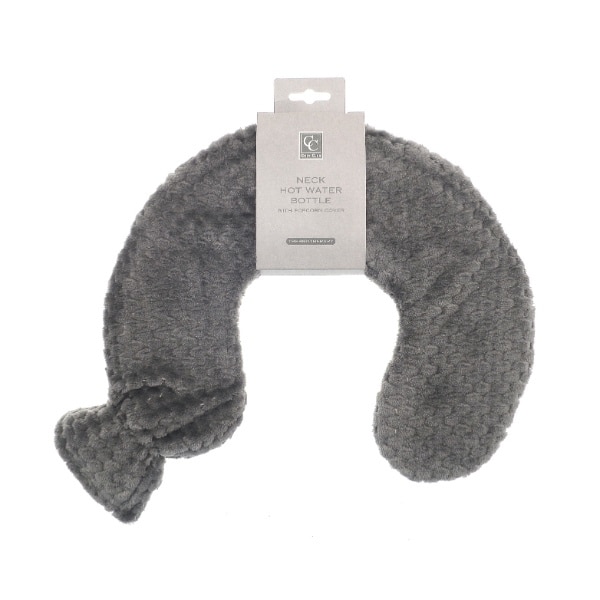 Neck Hot Water Bottle Dark Grey