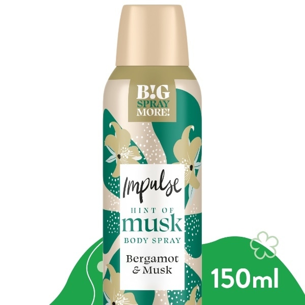 Impulse Hint Of Musk Body Spray Hint Of Musk 150ml