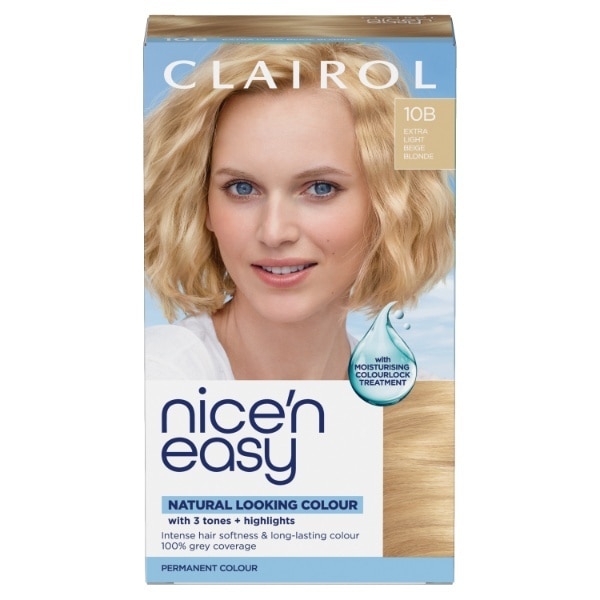 Clairol Nice'n Easy Hair Dye 10B Extra Light Beige Blonde
