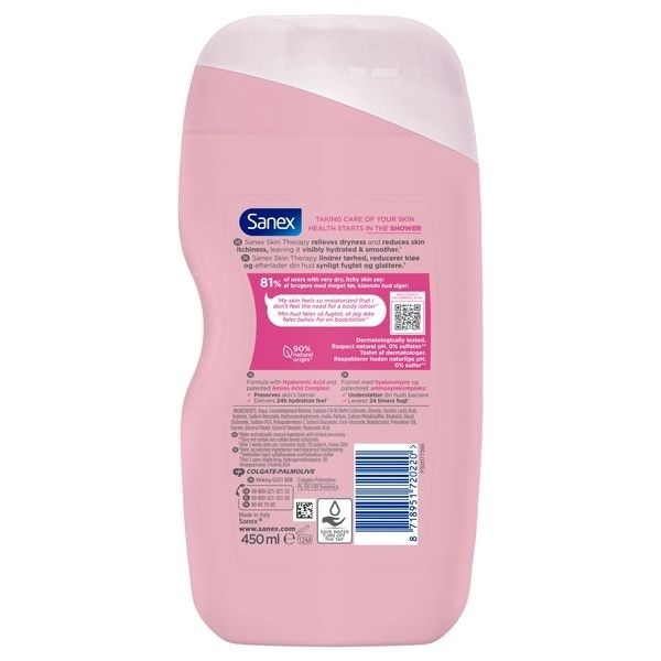 Sanex Skin Therpy Anti Dry Shower Gel 450ml