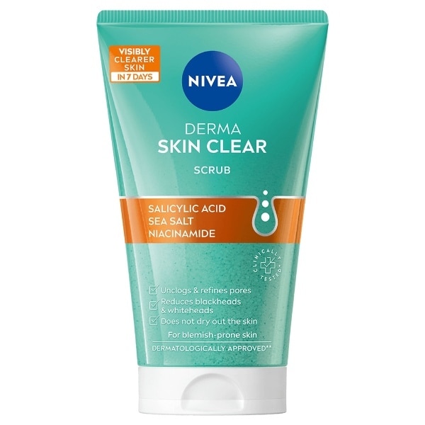 Nivea Face Derma Skin Clear Scrub 150ml