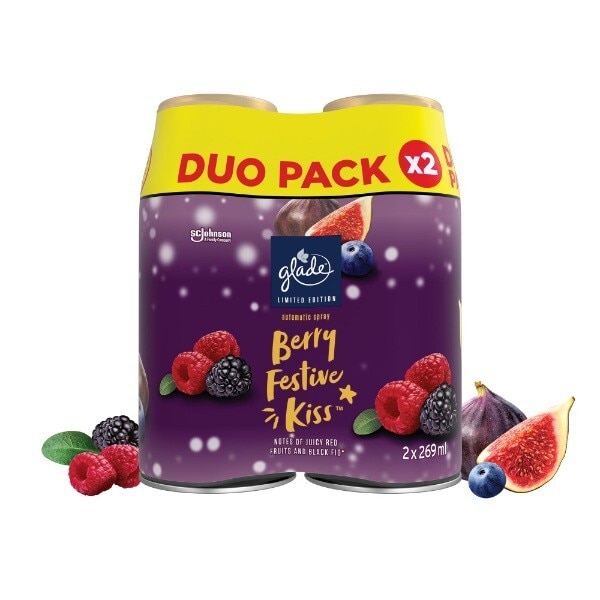 Glade Auto Twin Refill Berry Kiss 538ml