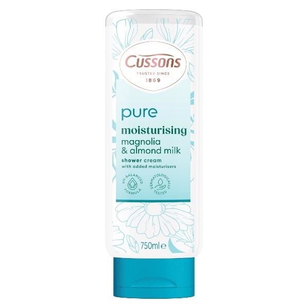 Cussons Pure Bodywash Magnolia And Almond Milk 750Ml