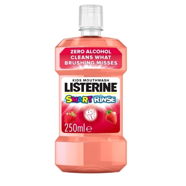 Listerine Smart Rinse Kids Mouthwash Berry 250ml