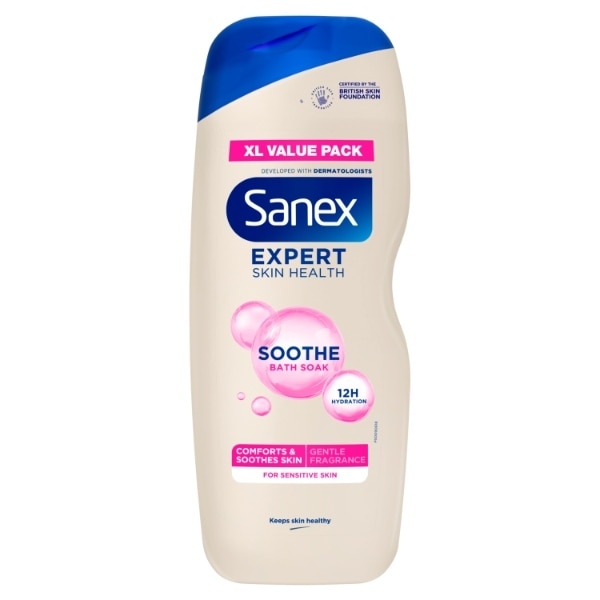 Sanex Expert Skin Health Soothe Sensitive Bath Soak 625ml