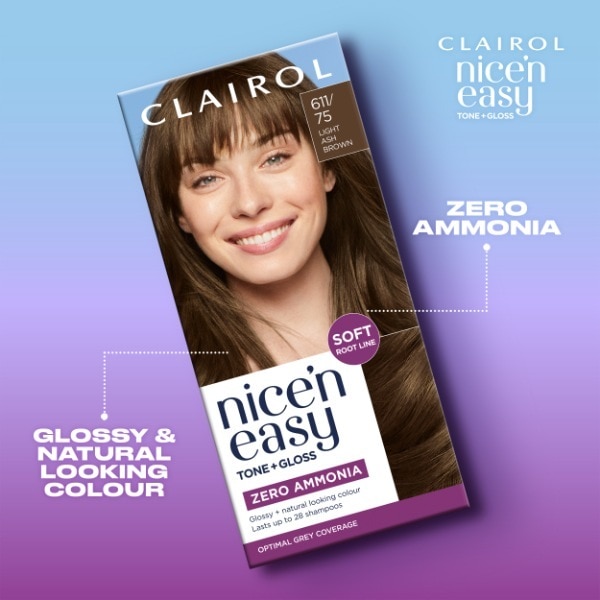 Nicen Easy No Ammonia Light Ash Brown