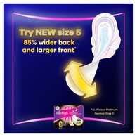 Always Platinum Secure Night (Size 4)Sanitary Towels 16 Pads