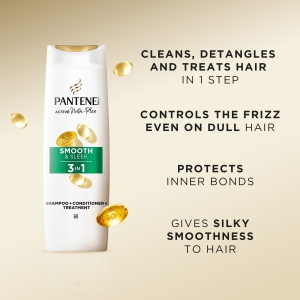 Pantene Pro-V Smooth 3In1 Shampoo 625ml