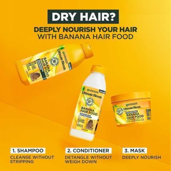 Garnier Ultimate Blends Hair Food Banana Shampoo 350ml