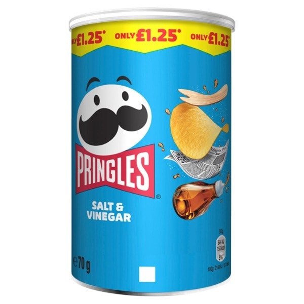 Pringles Salt&Vinegar 70Grm