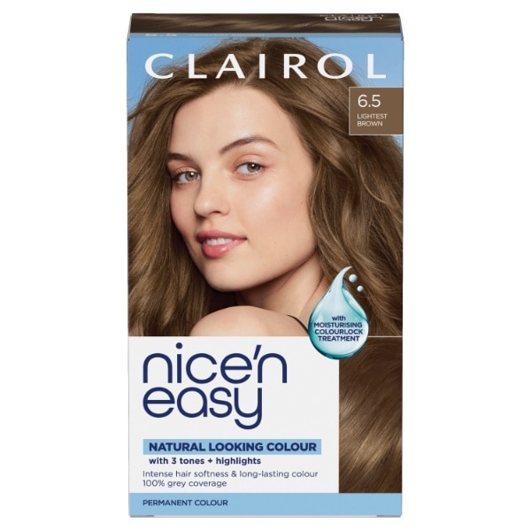 Clairol Nice'n Easy Hair Dye 6.5 Lightest Brown