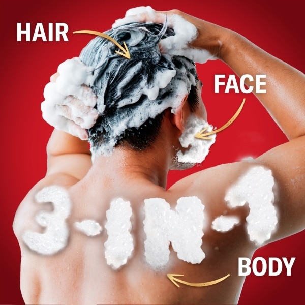 Old Spice Captain Mens 3In1 Wash Shower Gel & Shampoo 1000Ml