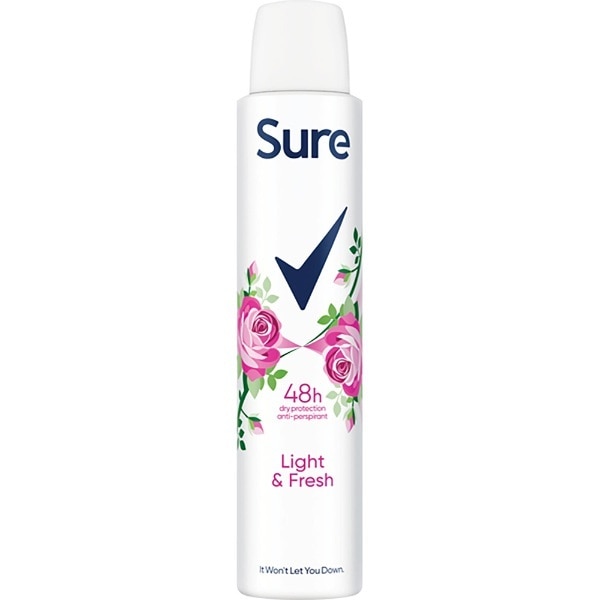 Sure For Women Anti Perspirant Light & Fresh 200ml