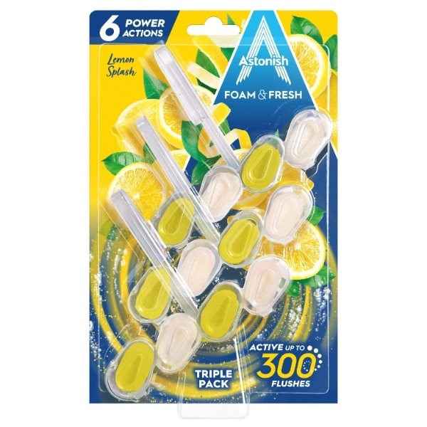 Astonish Foam Fresh Rim Lemon 3 Pack