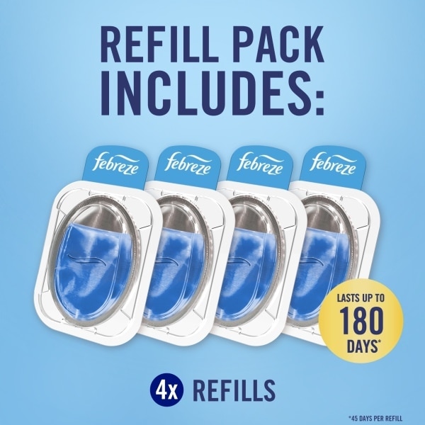 Febreze Bin Refill Cotton 4 Pack