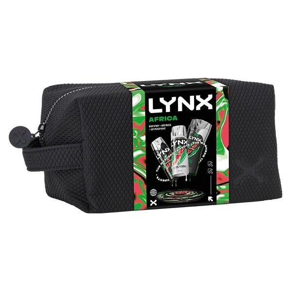 Lynx Washbag Africa Gift Set