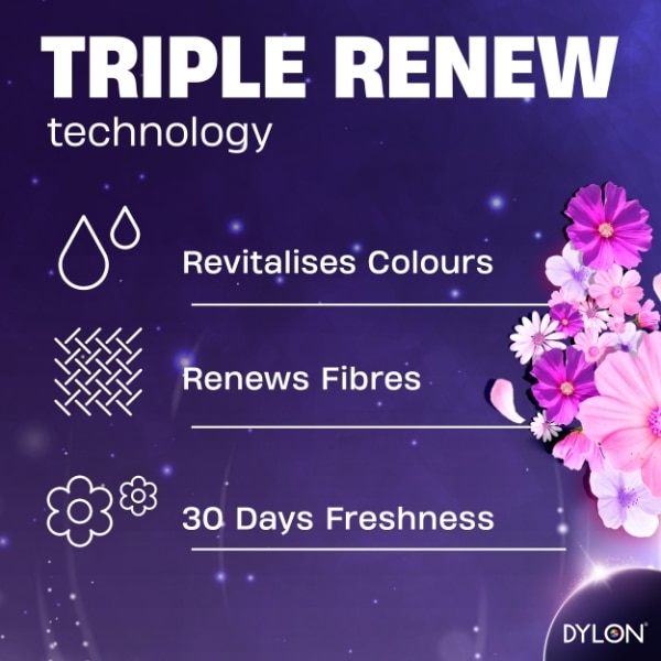Dylon Renew Blossom Detergent 2L 40w