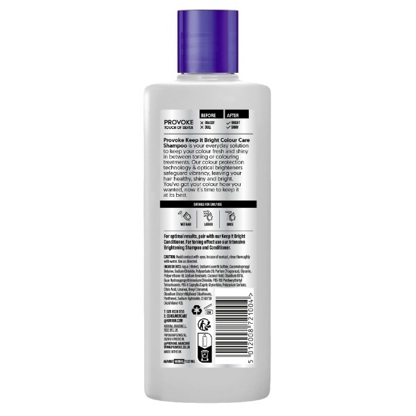 Provoke Touch Of Silver Colour Care Shampoo 200ml