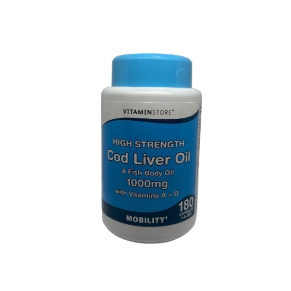 Vit Store Cod Liver Oil 1000mg Capsules 180s