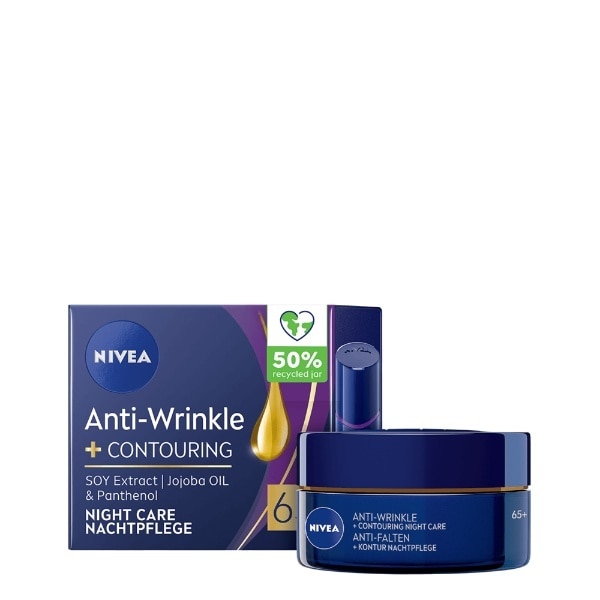 Nivea 65+ Anti-Wrinkle Night Cream Contouring 50ml