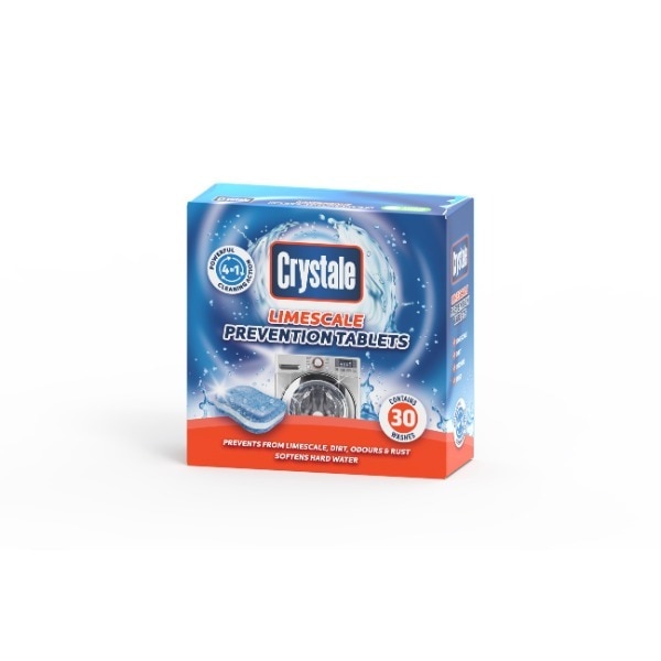 Crystale Washing Machine Limescale Prevention Tablets 30'S