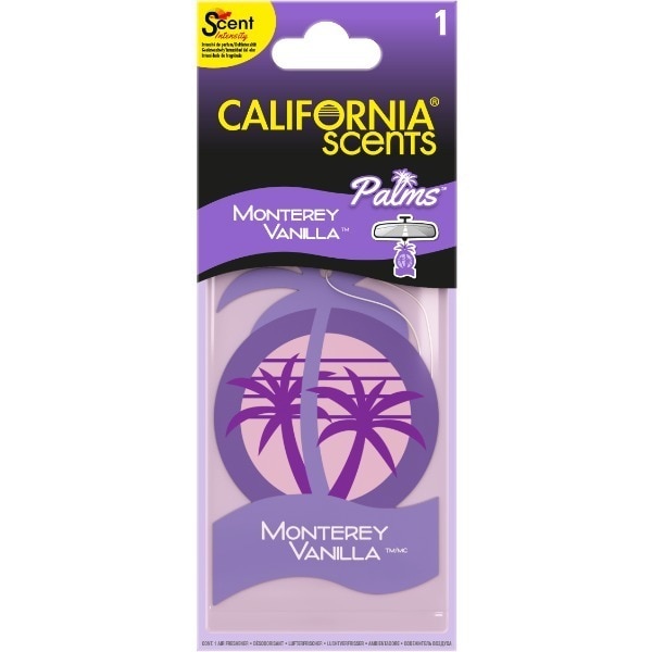 California Scents Palms Vanilla Car Air Freshener
