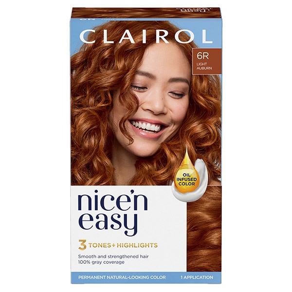 Clairol Nice'n Easy Hair Dye 6R Light Auburn
