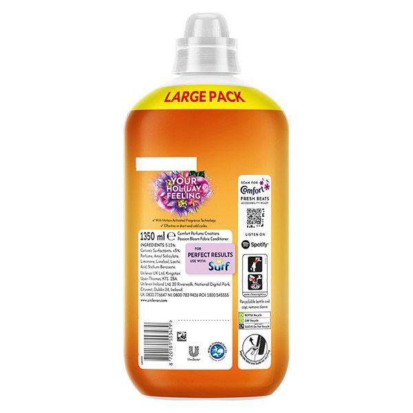 Comfort Creations Fabric Conditioner Passion Bloom 45Washes