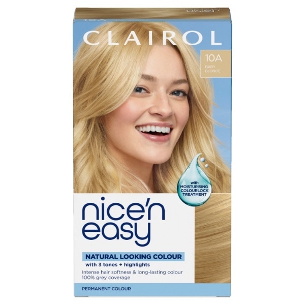 Clairol Nice'n Easy Hair Dye 10A Baby Blonde